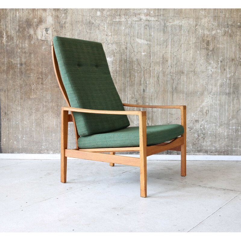 Green Vintage Chair and Stool  Wilkhahn 1960s