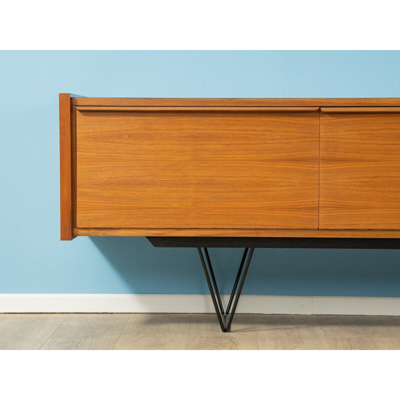 Vintage low Sideboard walnut 1960s