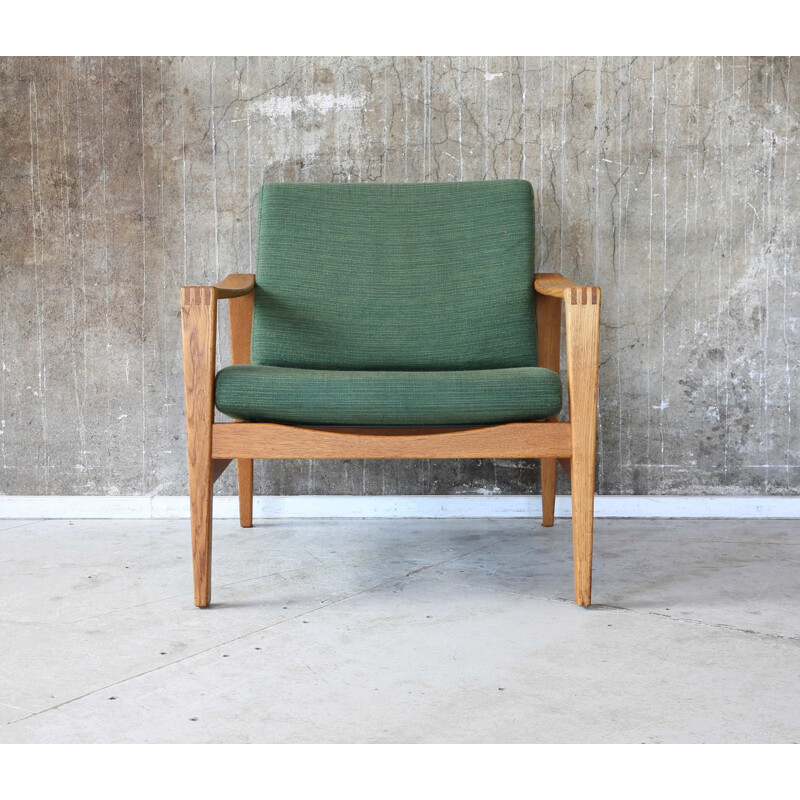 Vintage Easy Chair Oak  Wilkhahn Eiche Sessel 1950s