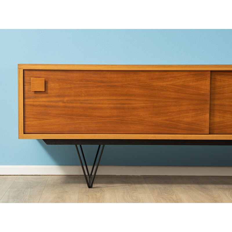 Vintage low Sideboard walnut 1960s