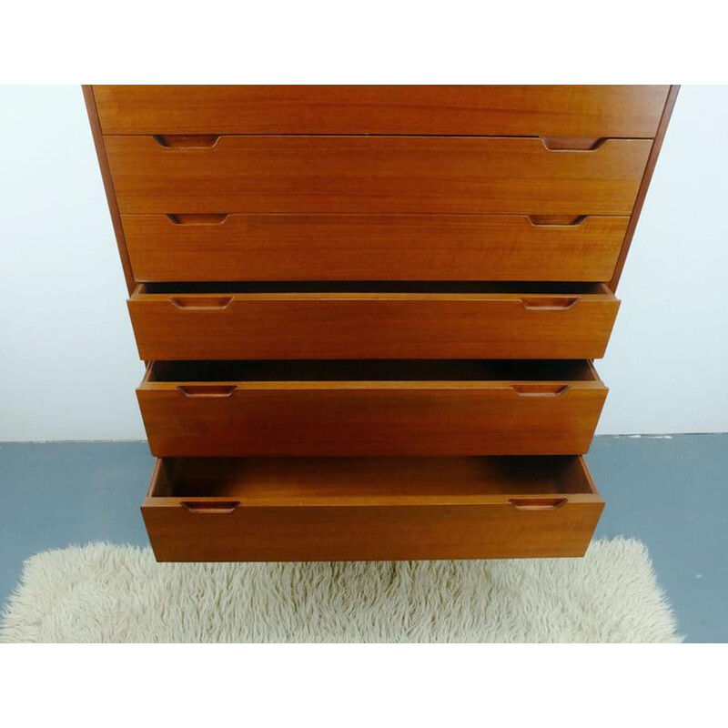 Vintage chest of drawers teak svend langkilde danish 1960s