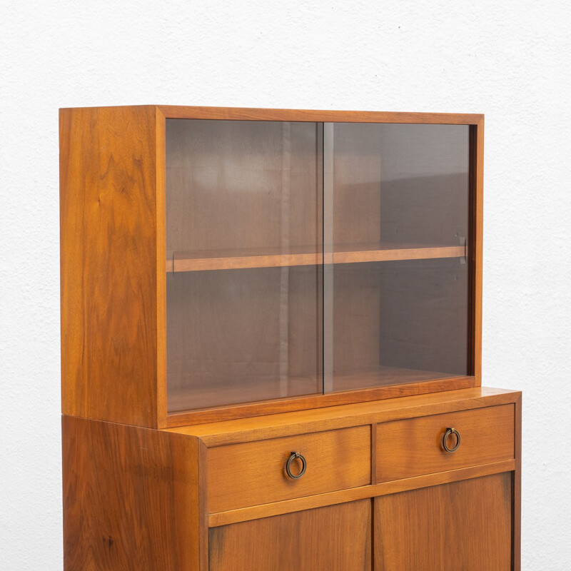 Two-part Vintage  display cabinet 1950s