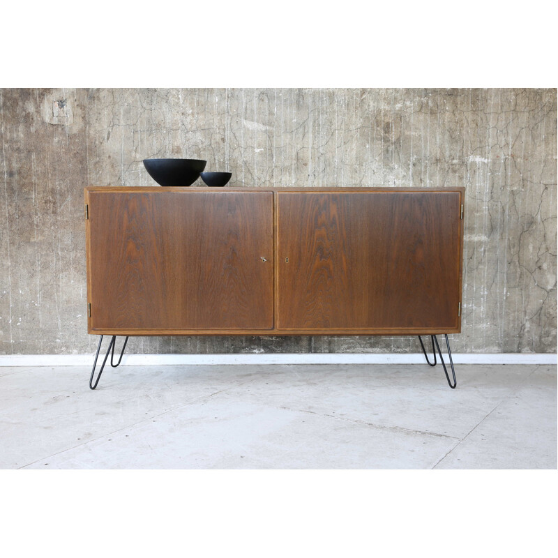 Vintage Sideboard Poul Hundevad Oak Kommode 1960s