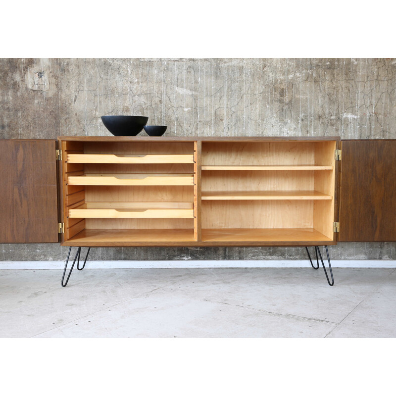 Vintage Sideboard Poul Hundevad Oak Kommode 1960s