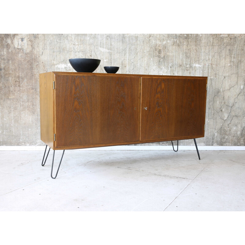 Vintage Sideboard Poul Hundevad Oak Kommode 1960s