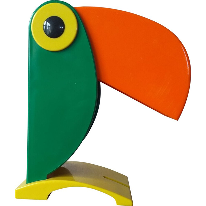 Mid Century Toucan Table Lamp for OTF Ferrari, Italy, 1960s