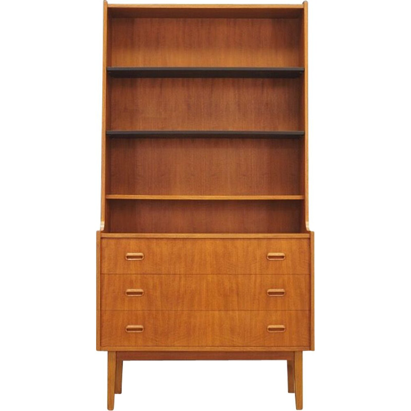 Vintage bookcase library teak Scandinavian 1970