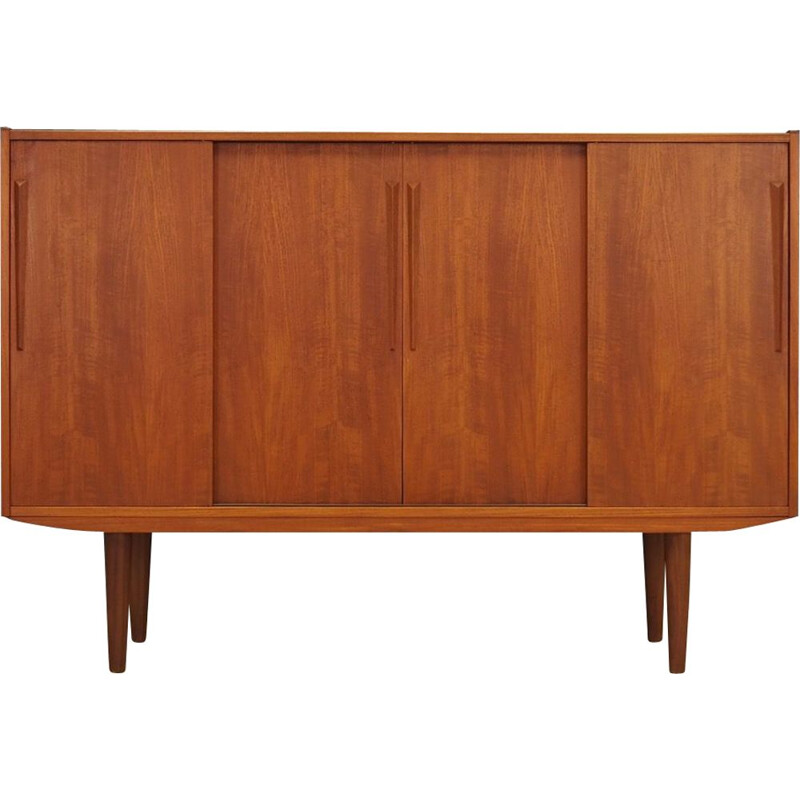 Vintage highboard teak by Jørgen Hansen Møbler Scandinavian 1960s