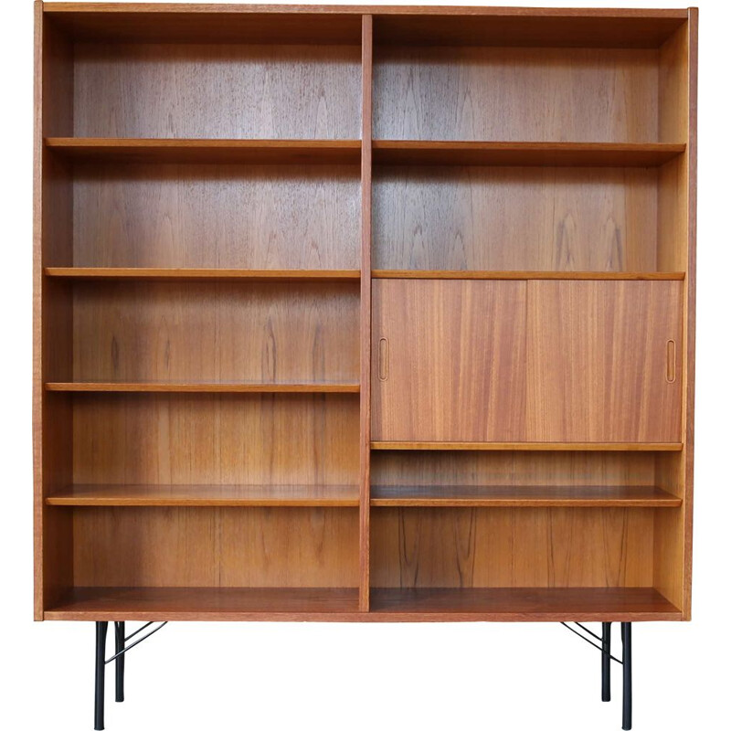 Mid-Century Shelf Cabinet Poul Hundevad Teak Standregal Kommode Danish 1960s