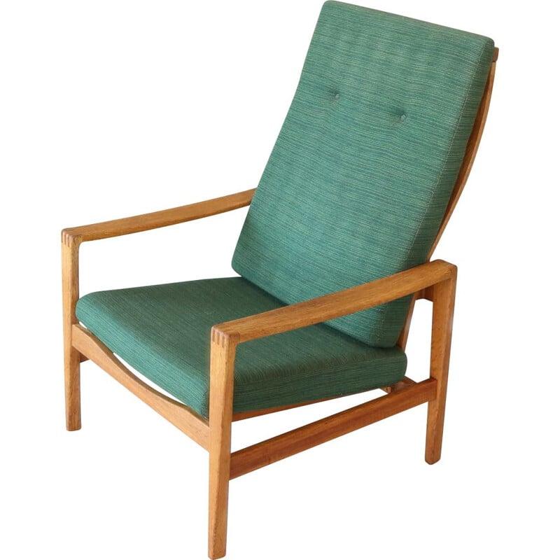 Green Vintage Chair and Stool  Wilkhahn 1960s