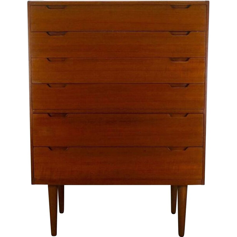 Vintage chest of drawers teak svend langkilde danish 1960s