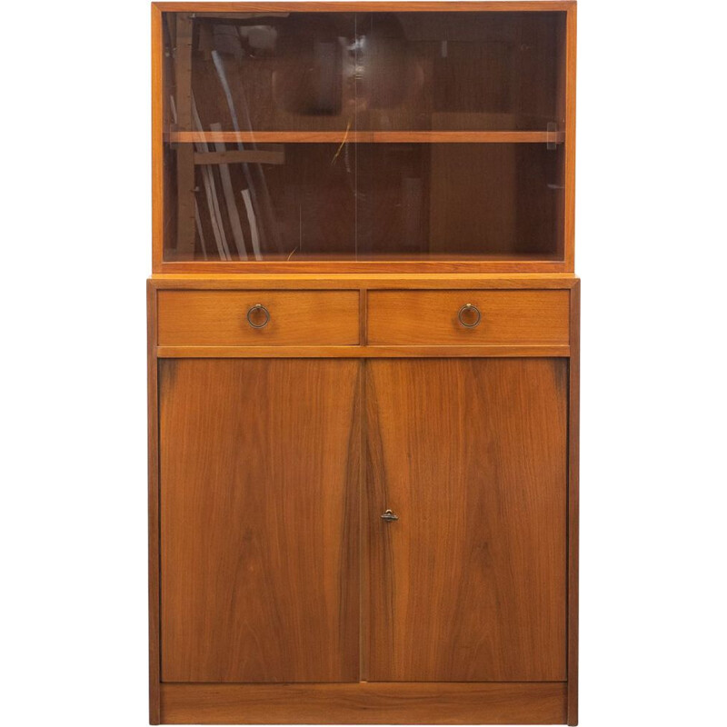Two-part Vintage  display cabinet 1950s