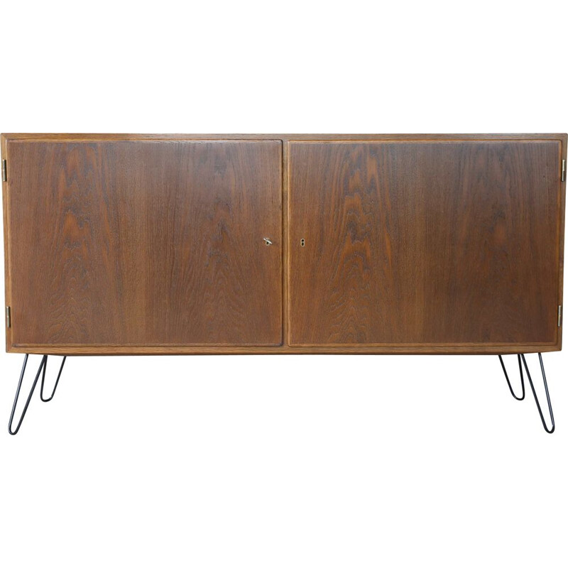 Vintage Sideboard Poul Hundevad Oak Kommode 1960s