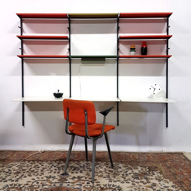 Vintage wall unit by Adriaan Dekker for Tomado, Netherlands 1950