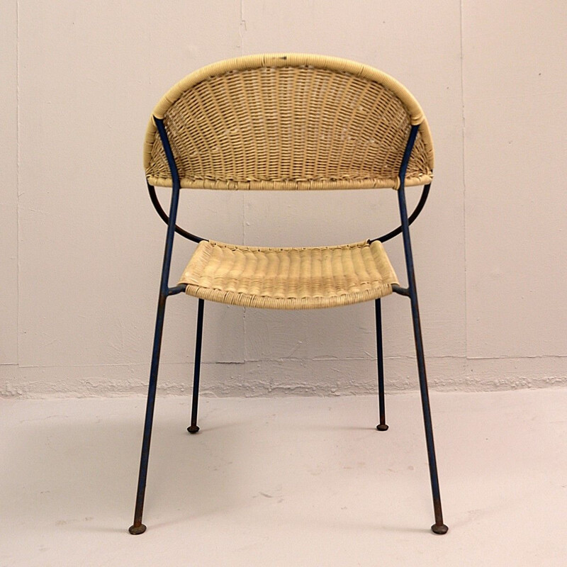 Set van 6 vintage Du41 stoelen van Gastone Rinaldi voor Rima, Italië 1956