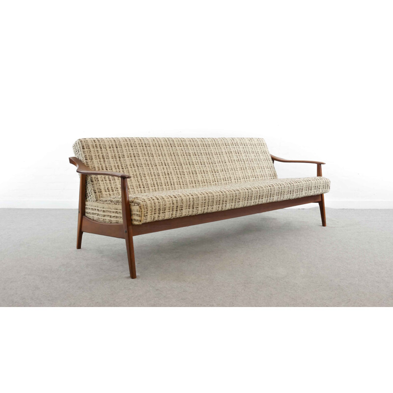 Vintage Sofa  Sofa Bed  Daybed, in Teak,Scandinavian 1960s