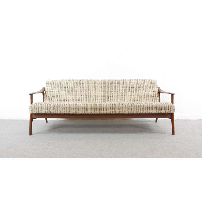 Vintage Sofa  Sofa Bed  Daybed, in Teak,Scandinavian 1960s