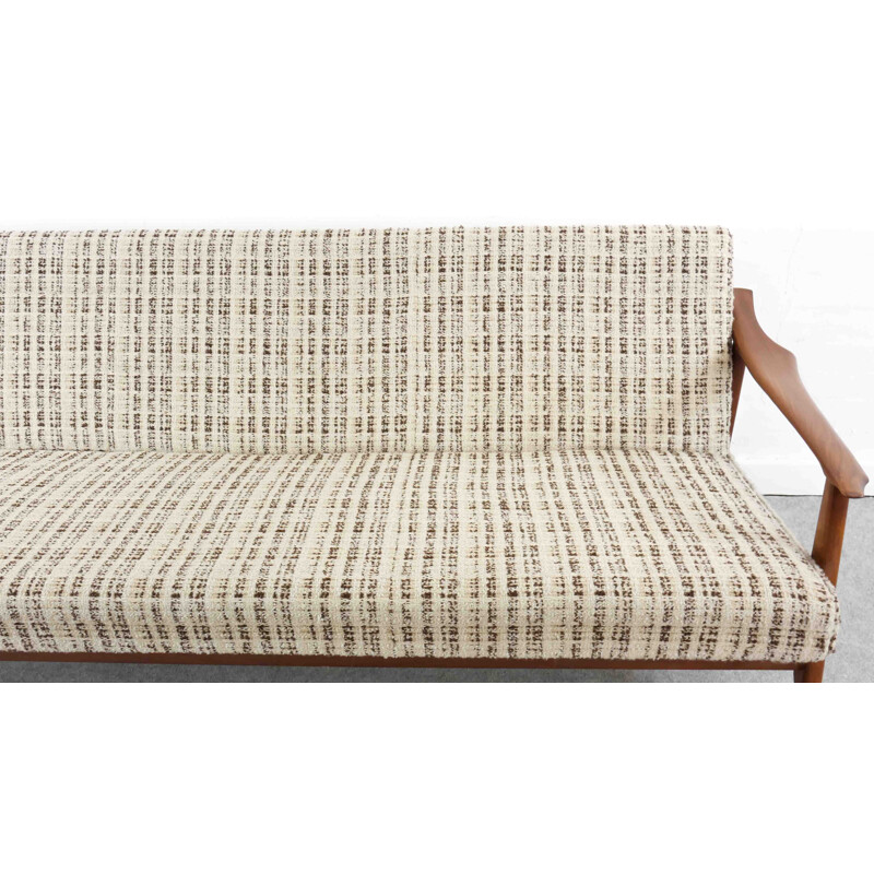 Vintage Sofa  Sofa Bed  Daybed, in Teak,Scandinavian 1960s