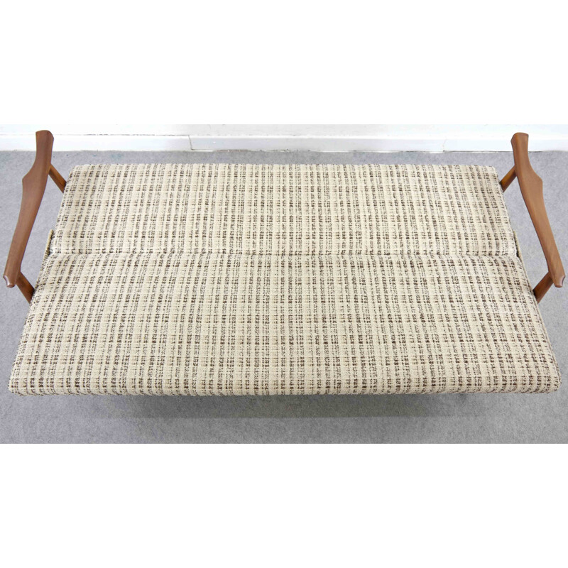 Vintage Sofa  Sofa Bed  Daybed, in Teak,Scandinavian 1960s