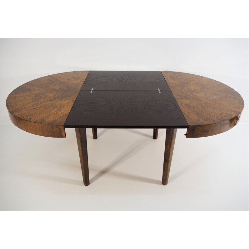 Vintage Dining Table by Jindřich Halabala, 1950s