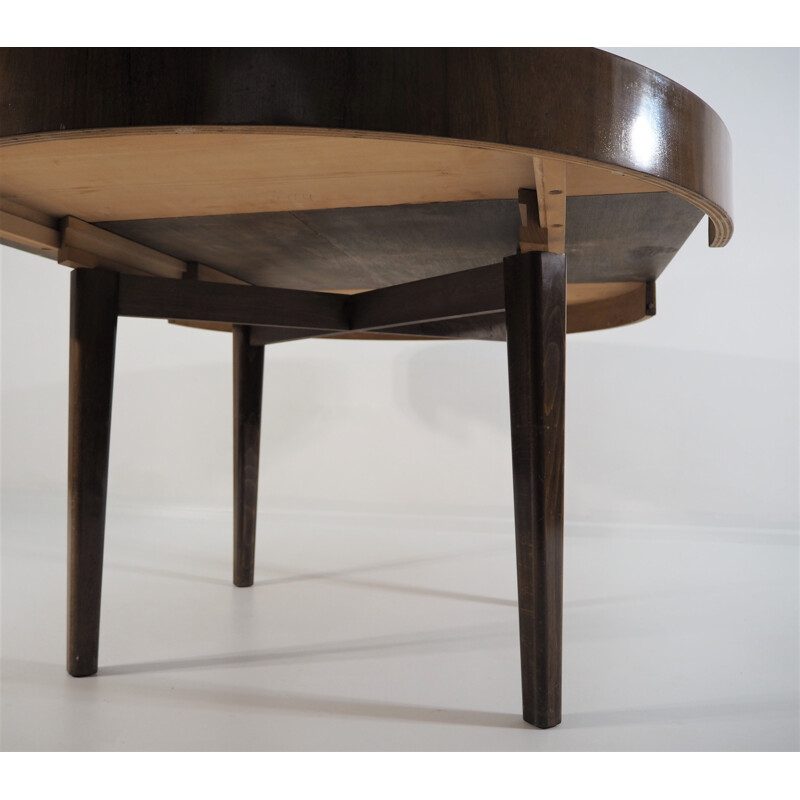 Vintage Dining Table by Jindřich Halabala, 1950s