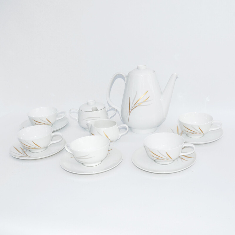 Vintage Rosenthal Form E Modell coffee service designed by R. Loewy Germany, 1950s