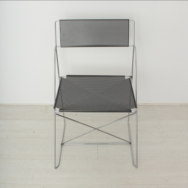 Pair of Hybodan stacking chairs, Niels Jørgen HAUGESEN - 1970s