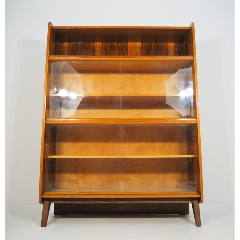 Vintage Walnut Cupboard from Tatra, 1960s