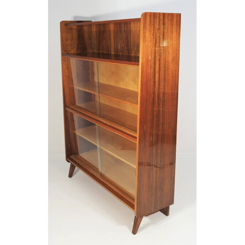 Vintage Walnut Cupboard from Tatra, 1960s