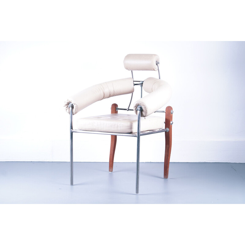 Paire de fauteuils Vintage Pirmin Suisses - Heinz Julen 1990