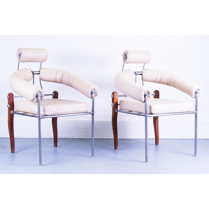 Pair of Vintage Swiss Pirmin Chair - Heinz Julen, 1990s