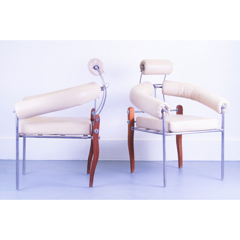 Pair of Vintage Swiss Pirmin Chair - Heinz Julen, 1990s