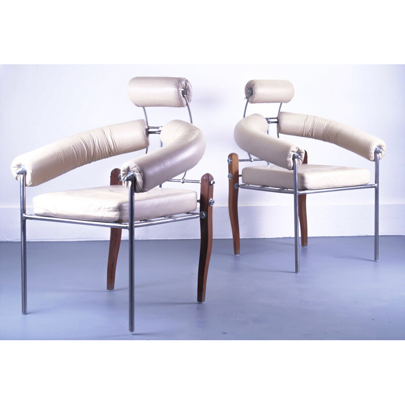 Pair of Vintage Swiss Pirmin Chair - Heinz Julen, 1990s