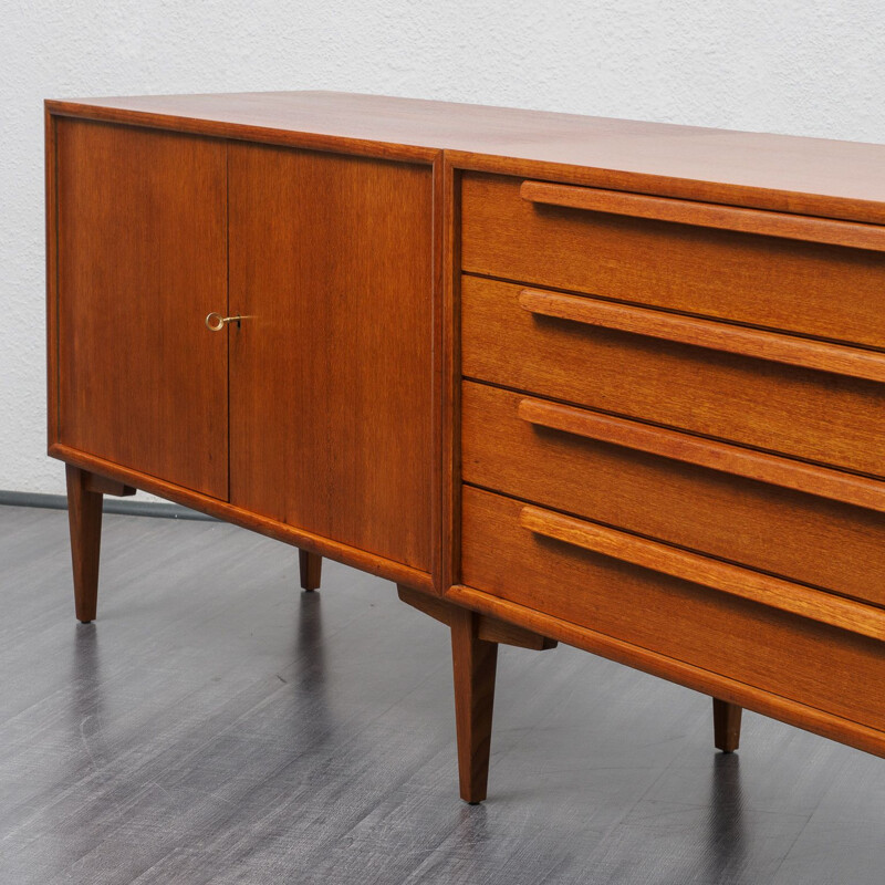 Vintage teak sideboard, WK Möbel RT Serie, 300cm 1960s 