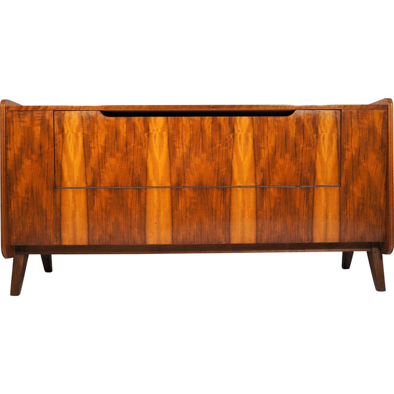 Vintage Bedding chest in walnut, 1970s