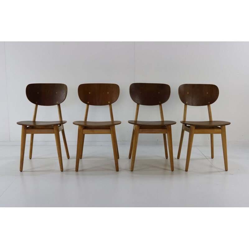 4 vintage dinner chairs Cees Braakman for UMS Pastoe