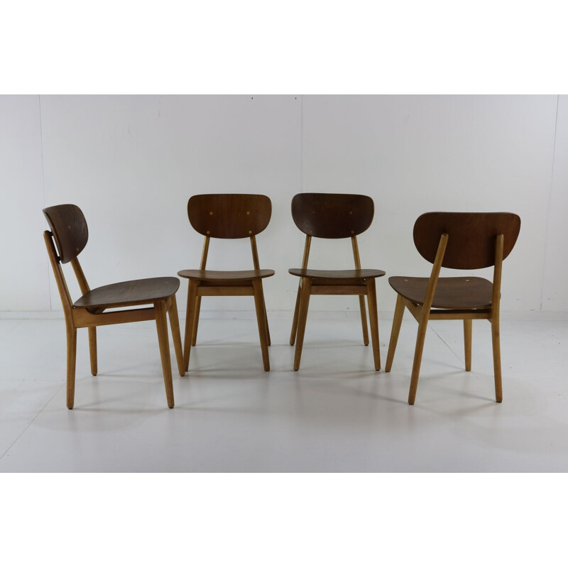 4 vintage dinner chairs Cees Braakman for UMS Pastoe