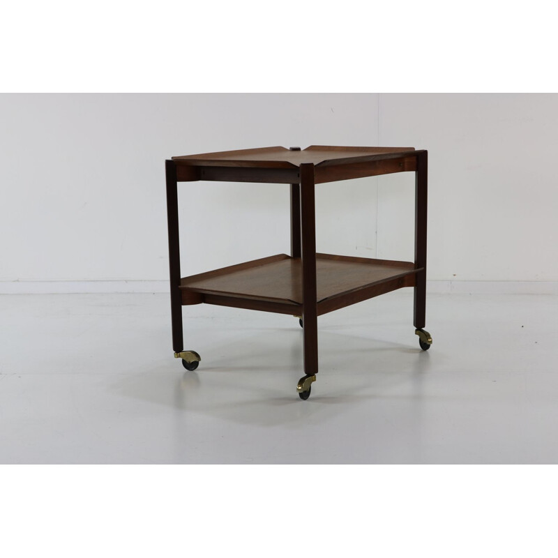 Vintage Teakwood serving trolley for UMS Pastoe