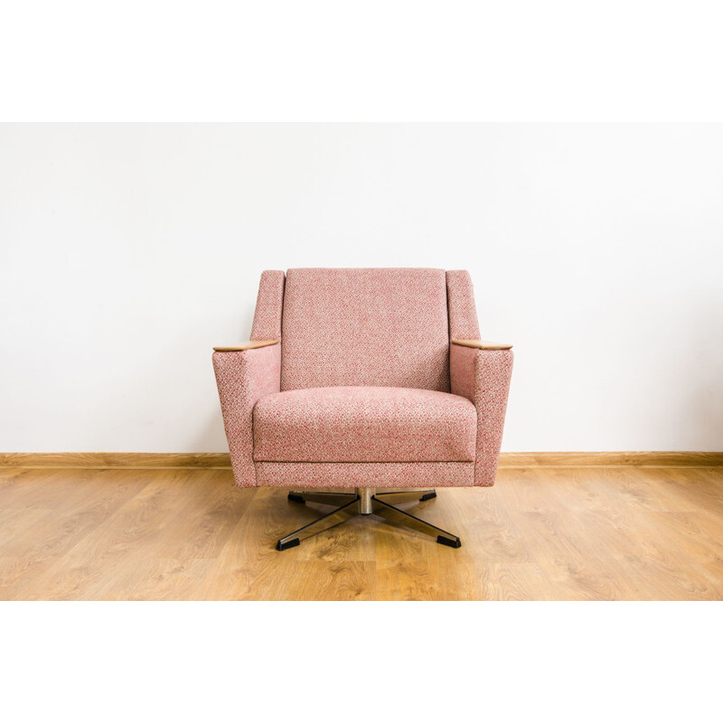 Mid Century Swivel Armchair 1970s