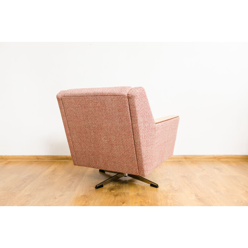 Mid Century Swivel Armchair 1970s