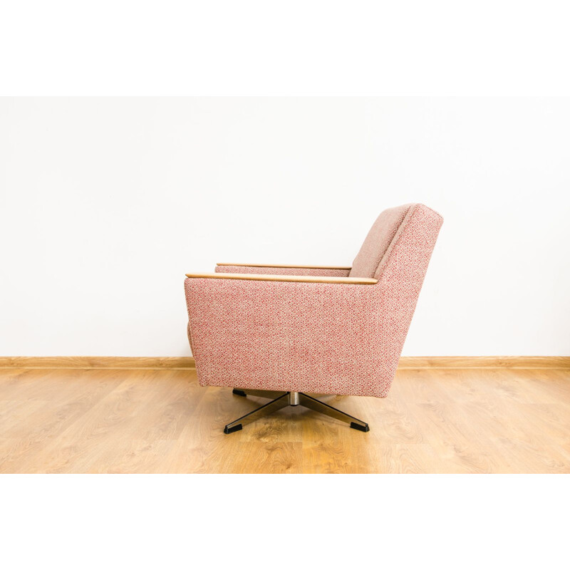 Mid Century Swivel Armchair 1970s