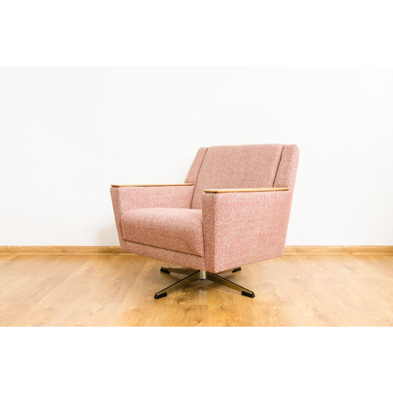 Mid Century Swivel Armchair 1970s