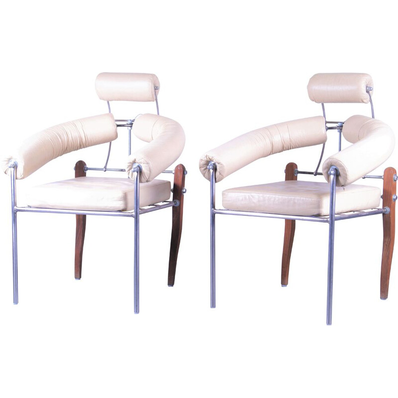 Pair of Vintage Swiss Pirmin Chair - Heinz Julen, 1990s