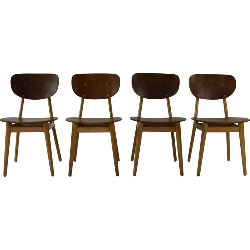 4 vintage dinner chairs Cees Braakman for UMS Pastoe