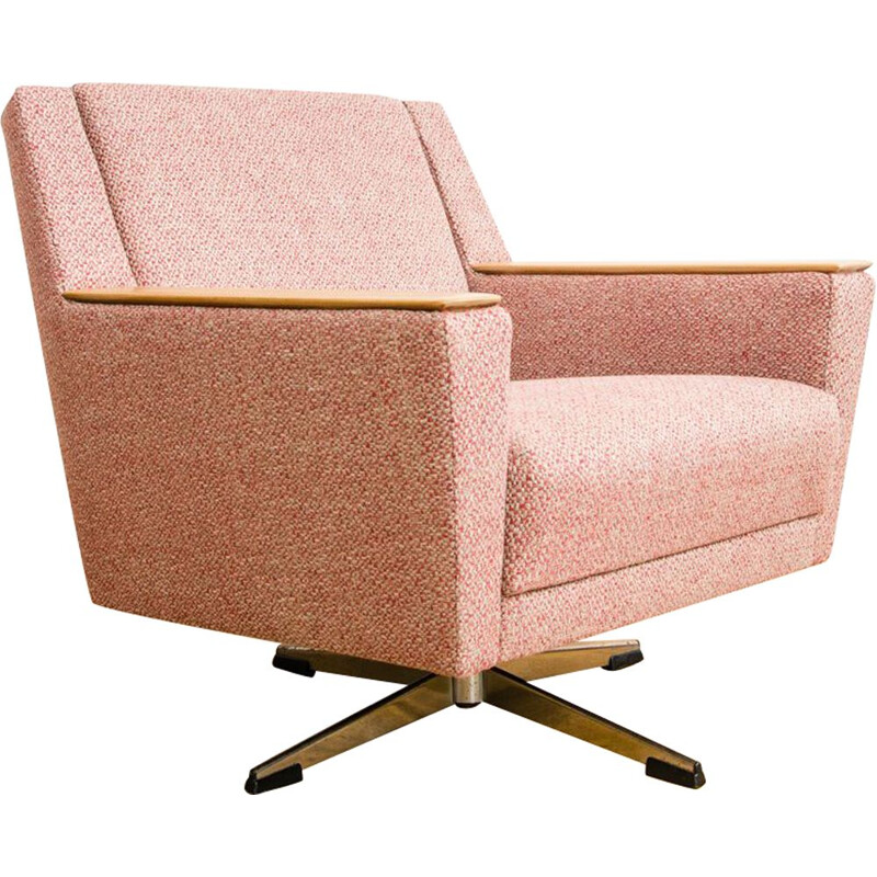 Mid Century Swivel Armchair 1970s