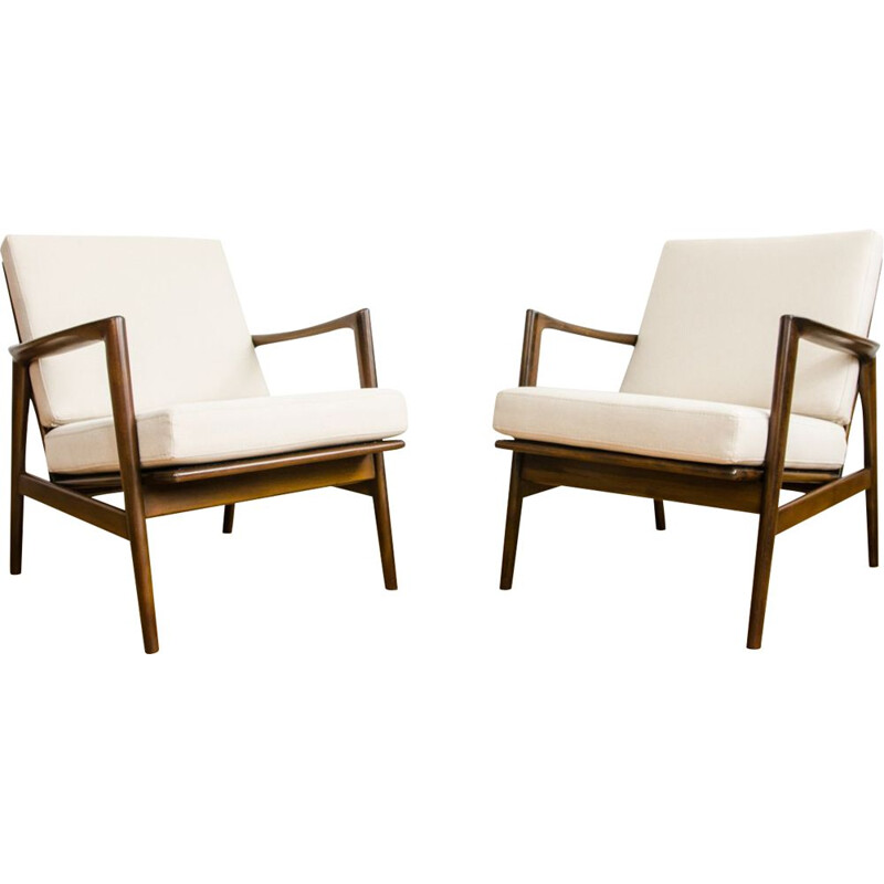 Pair Of Mid Century Armchairs 1960s