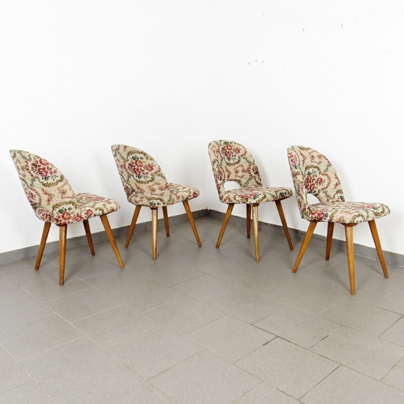 4 sedie vintage cecoslovacche 1960