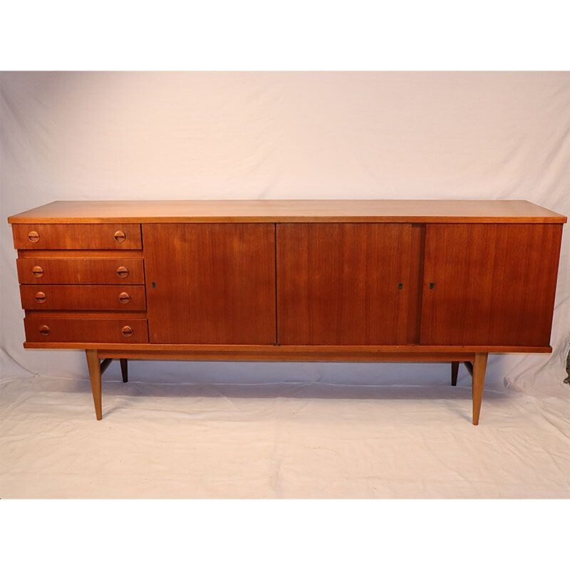 Vintage teak sideboard Scandinavian 1960