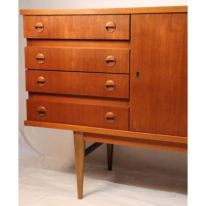 Vintage teak sideboard Scandinavian 1960