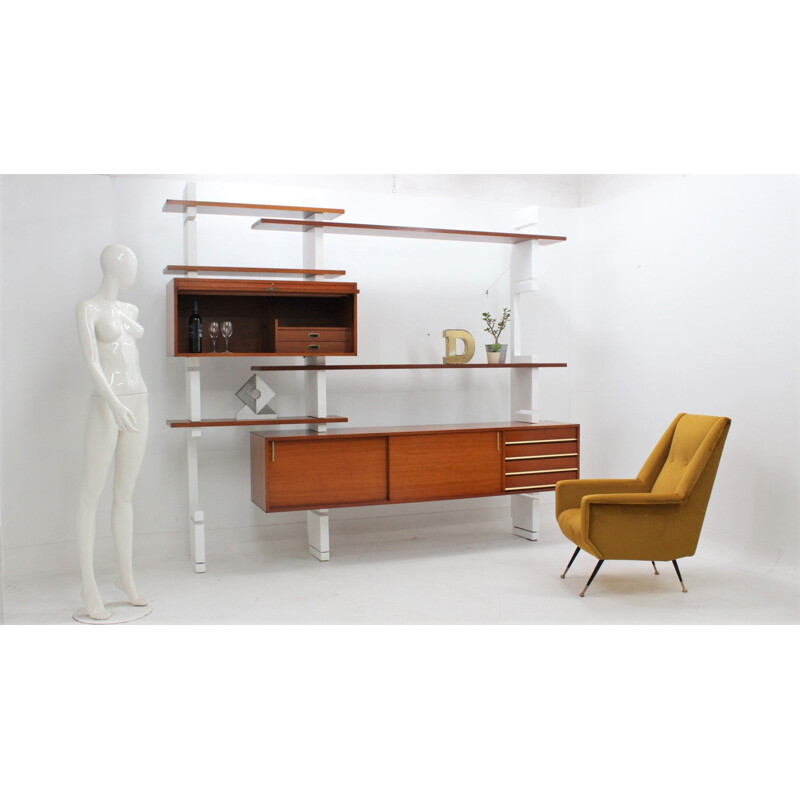 Vintage Extenso modular bookcase AMMA 1960s